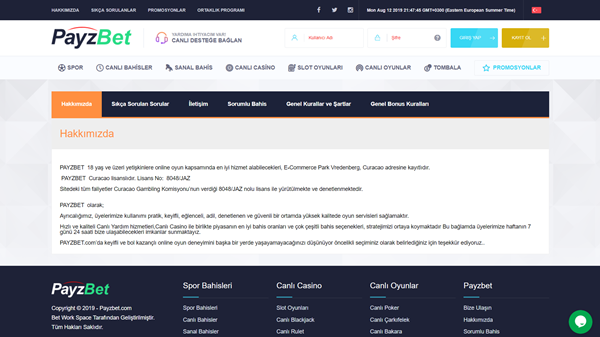 Payzbet Lisanslı mı?